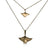 New Ocean Breeze Collection Manta Rays Bronze Boho Layered Sea Life Necklaces - Big Blue