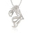 Mermaid Jewelry for Women Sterling Silver- Mermaid Necklaces for Women | 925 Sterling Silver Mermaid Necklace | Mermaid Gift Ideas for Adults - Big Blue