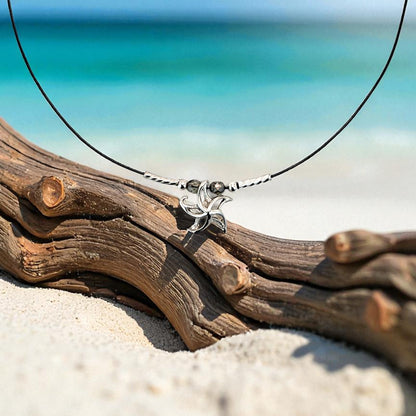 Choker Necklace with Starfish Mini Pendant – "Starry" – Sterling Silver