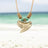 Shark Tooth Necklace for Men and Women- Bronze Shark Pendant, Shark Tooth Charm, Shark Jewelry, Gift for Shark Lover, Beachy Jewelry - Big Blue