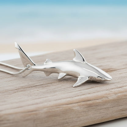 Grey Reef Shark - Sealife Collection - Sterling Silver - Big Blue