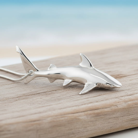 Grey Reef Shark - Sealife Collection - Sterling Silver