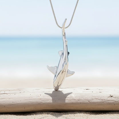 Grey Reef Shark - Sealife Collection - Sterling Silver - Big Blue