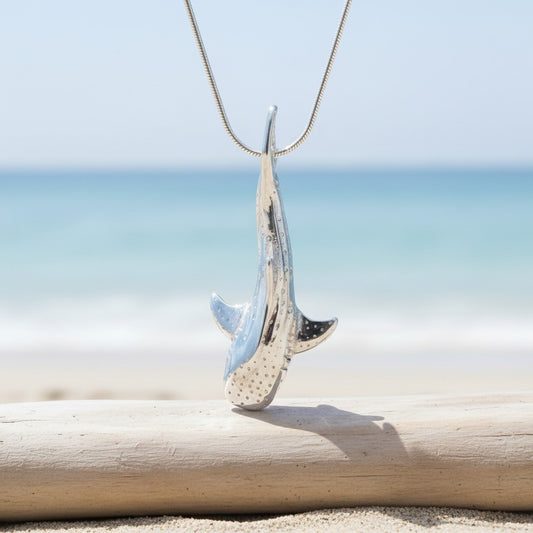 Whale Shark Necklace - Sealife Collection - Sterling Silver - Big Blue