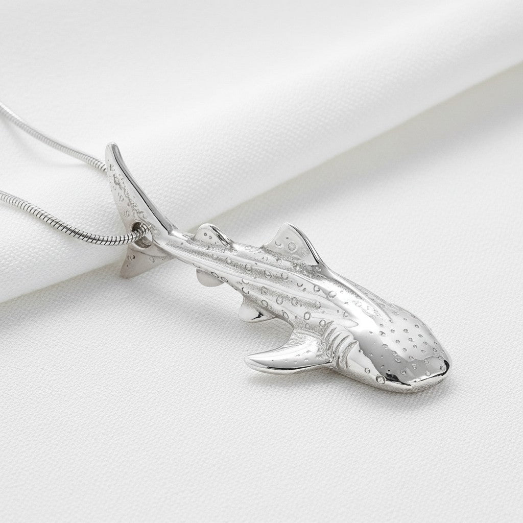 Whale Shark Necklace - Sealife Collection - Sterling Silver - Big Blue