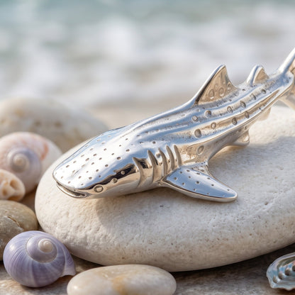 Whale Shark Necklace - Sealife Collection - Sterling Silver - Big Blue