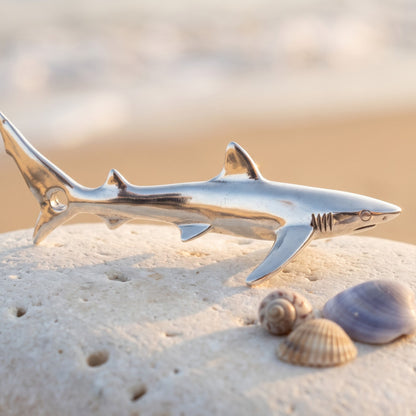 Joe Romeiro´s Blue Shark Necklace – Sterling Silver - Big Blue