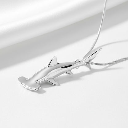 Hammerhead Shark Necklace - Sealife Collection - Silver - Big Blue