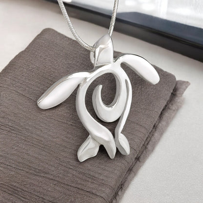 Sea Turtle Necklaces Sterling Silver- Turtle Gifts for Women, Honu Turtle Necklaces, Gifts for Turtle Lovers, Turtle Charms, Sea Life Jewelry - Big Blue