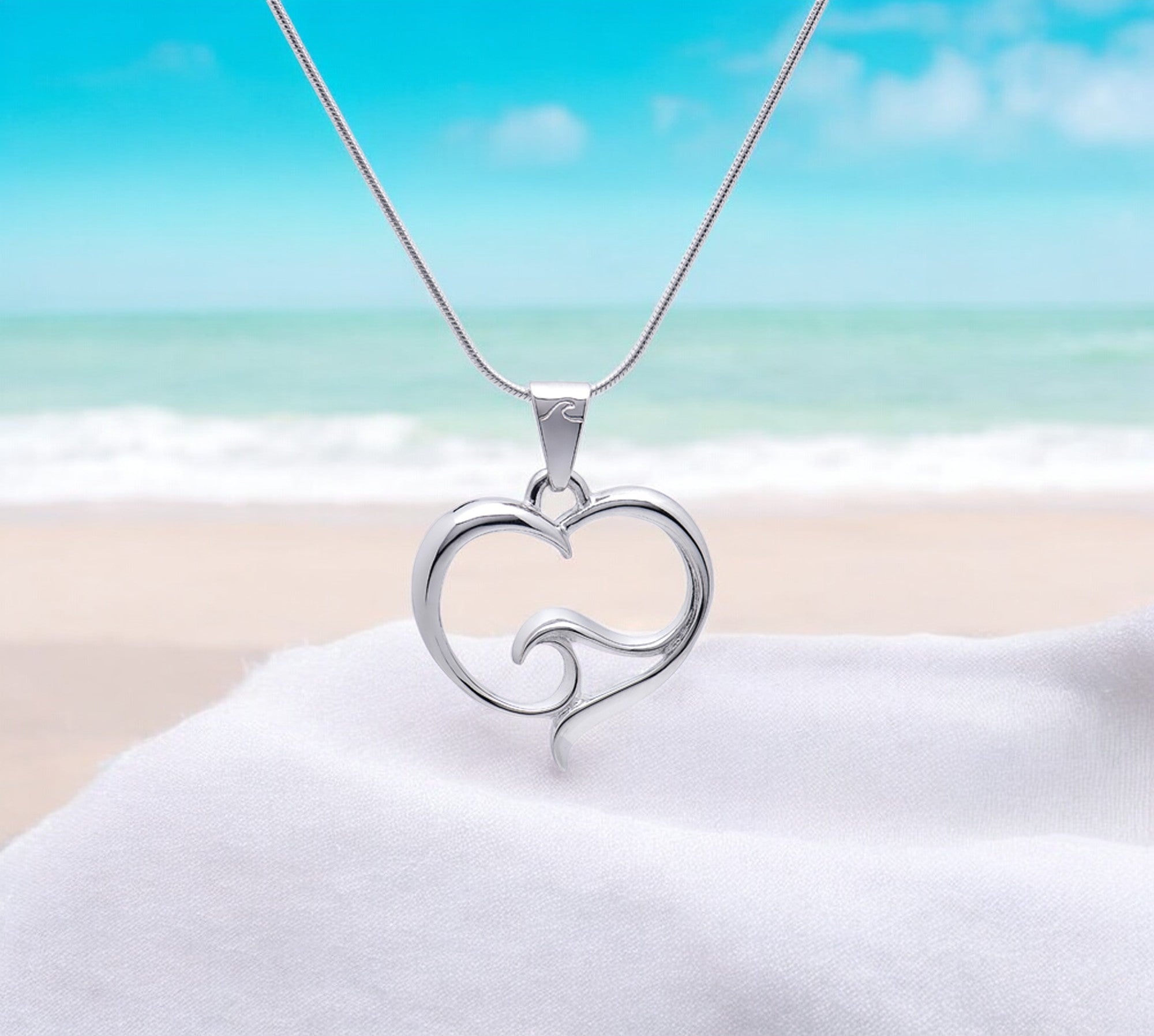 【2plan】24SS★ [LAN ARCHIVE] Ocean Blue Eyes Necklace Blue & White Lab-Created Sapphire Evil Eye Necklace Sterling