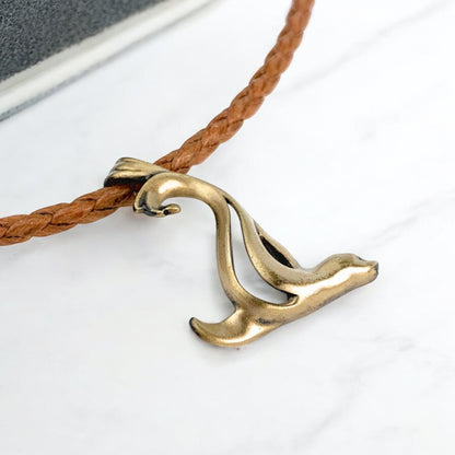 Sea Lion Necklace for Women- Bronze Sea Lion Pendant Necklace, Sea Lion Charms, Beachy Necklaces, Sea Life Pendant - Big Blue