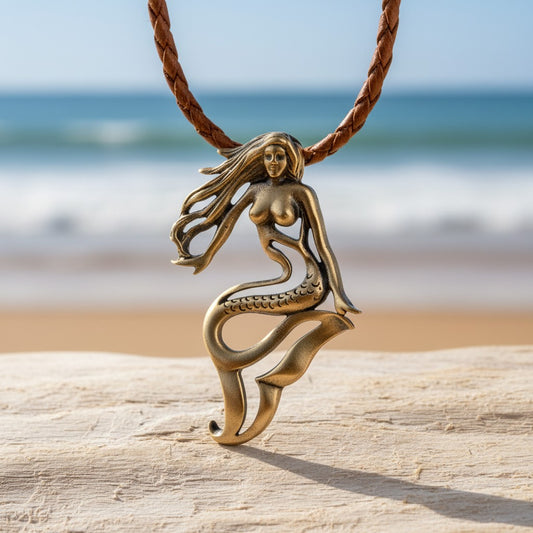 Lorelei Mermaid Necklace – Bronze - Big Blue