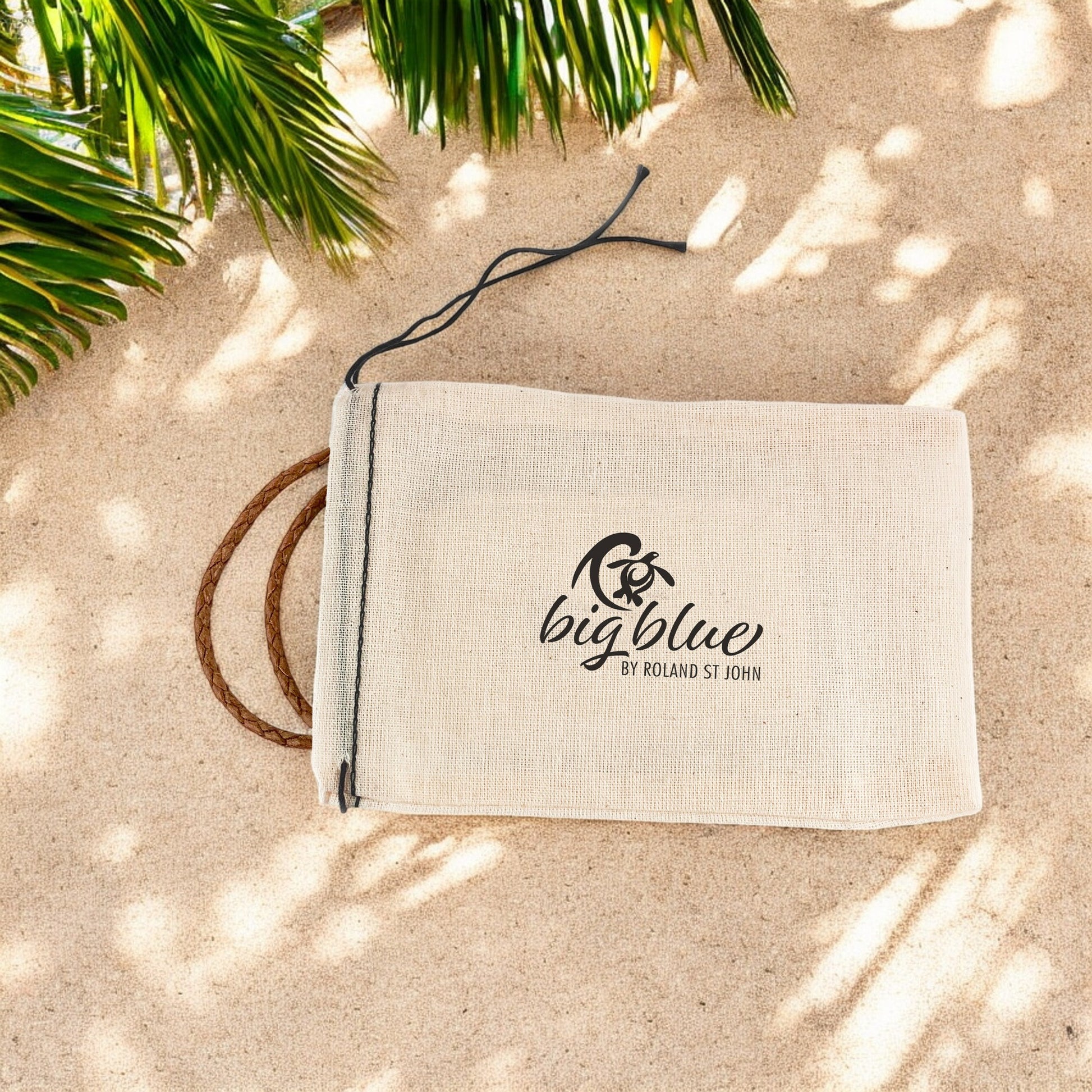 Seahorse Necklace – "Polo" - Bronze on cotton cord - Big Blue