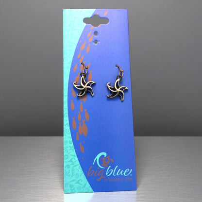 Starfish Drop Earrings – "Starry" – Bronze