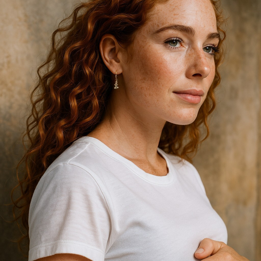 Hammerhead Shark Earrings - Sea life Collection - Bronze, Boho