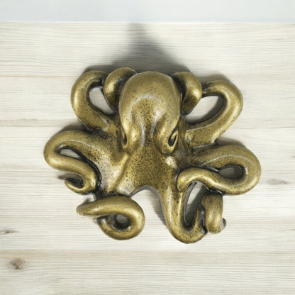 Octopus Drawer Pulls, Beach Decor, Coastal Drawer Pulls, Nautical Drawer Pulls, Sea Life Cabinet Knobs, Ocean Theme Drawer Pulls - Big Blue