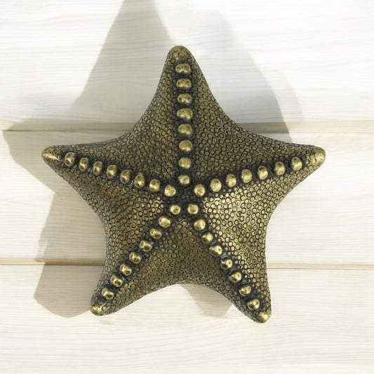 Starfish Drawer Pulls, Sea Star Handles, Beach Décor, Starfish Knobs, Coastal Drawer Pulls and Knobs, Sea Life Cabinet Knobs - Big Blue