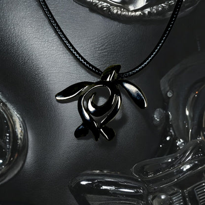 Sea Turtle Necklace Black Turtle Pendant-Sea Turtle Gift for Men and Women, Jet Black Turtle Necklace, Honu Turtle Necklace, Gifts for Turtle Lover - Big Blue
