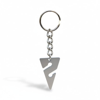 Line Arrow Keychain – Cave Diving Collection - Pewter