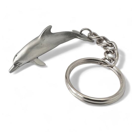 Dolphin Keychain for Women and Men- Dolphin Gifts for Women, Dolphin Key Ring, Gifts for Dolphin Lovers, Sea Life Key Chain - Big Blue