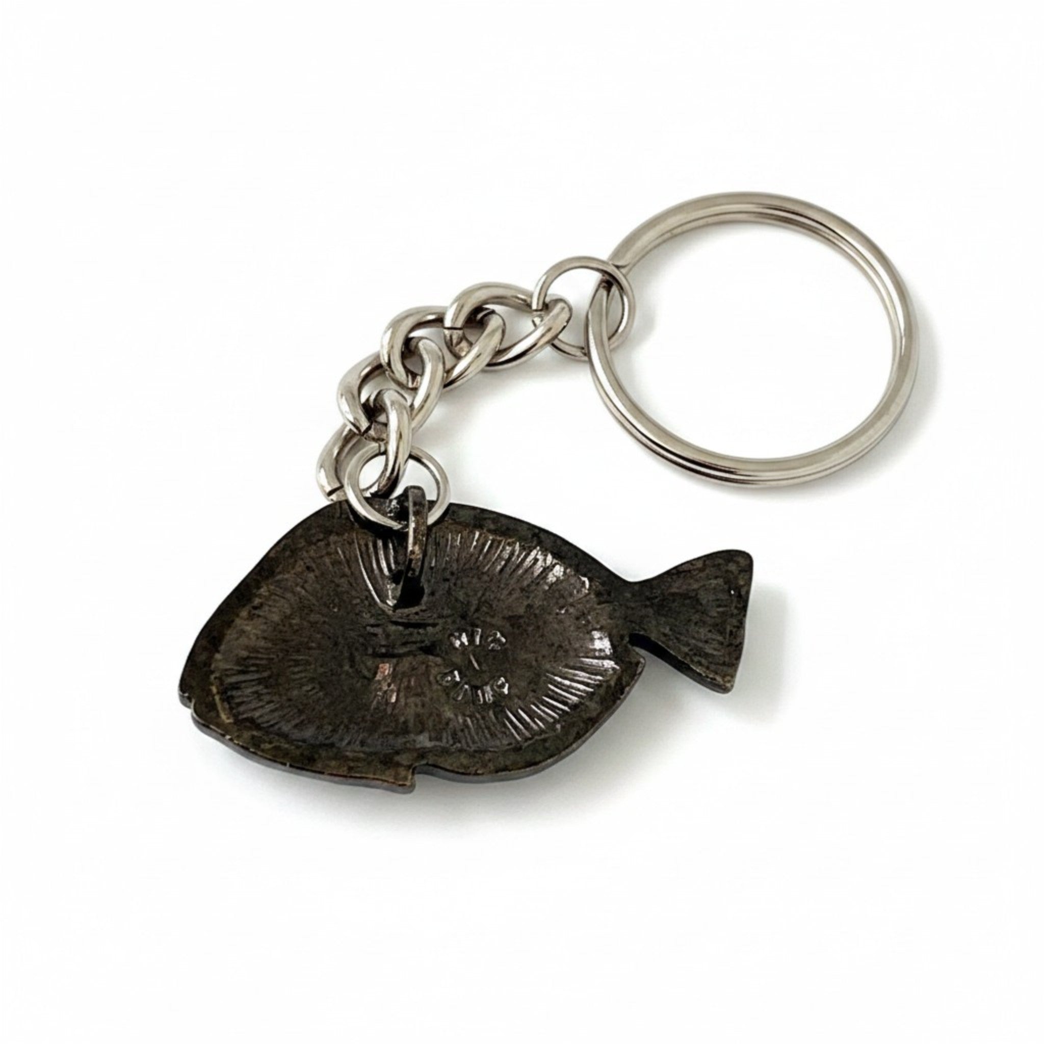 Blue Tang Fish Keychain – Sea Life Collection – Pewter