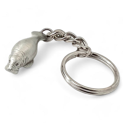 Manatee Keychain for Women and Men- Manatee Gifts, Manatee Key Ring, Manatee Charm, Gifts for Manatee Lovers, Sea Life Key Chain, Manatee Lanyard - Big Blue