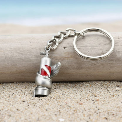 Moray Eel with Scuba Tank Key Chain - Diver´s Collection - Lead-Free Pewter - Big Blue