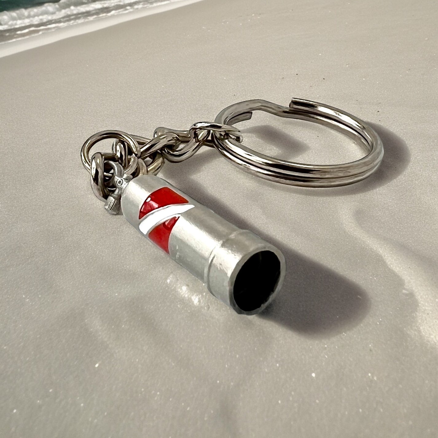 Scuba Tank Keychain with Dive Flag – Diver’s Collection – Pewter