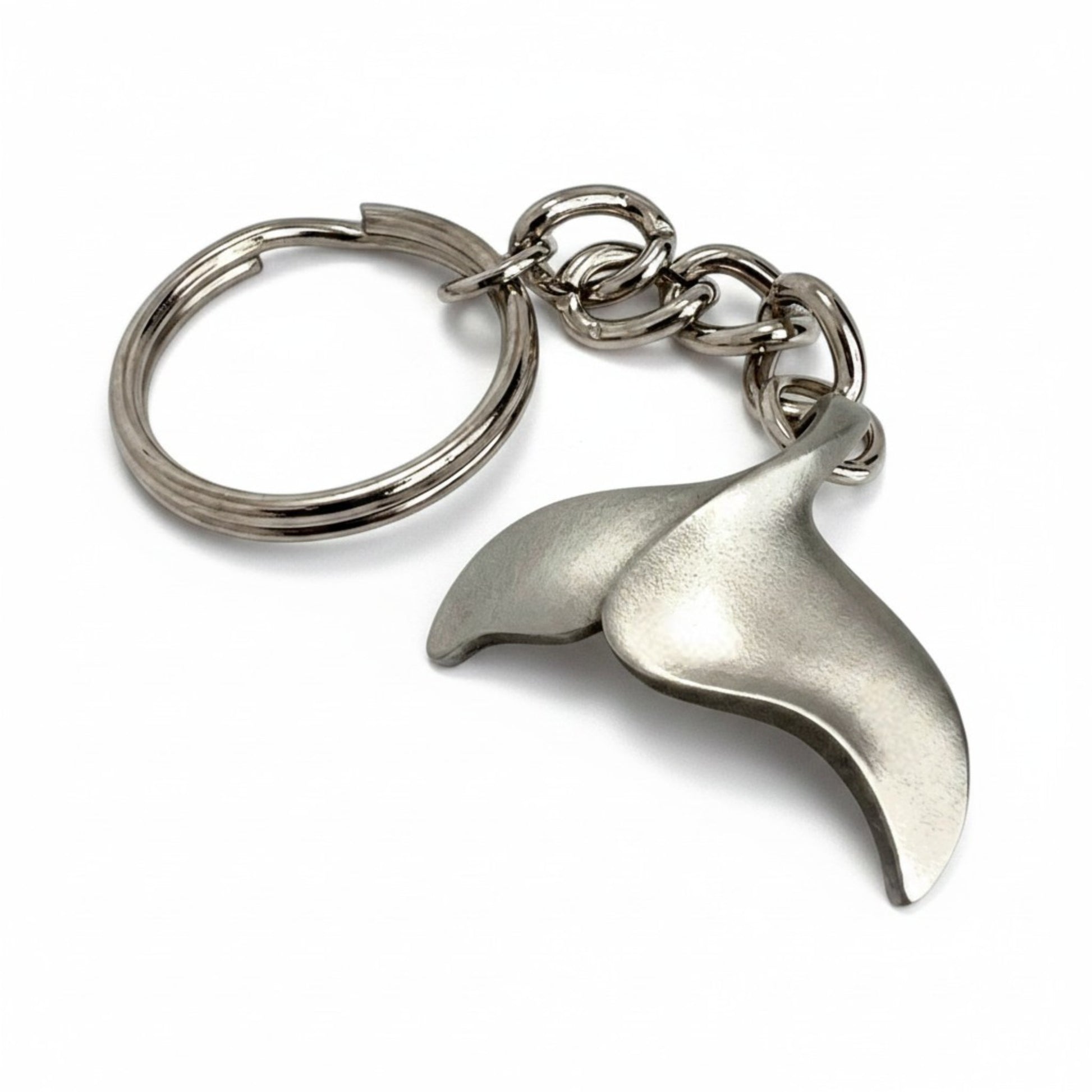 Whale Fluke Keychain – Sealife Collection - Pewter - Big Blue