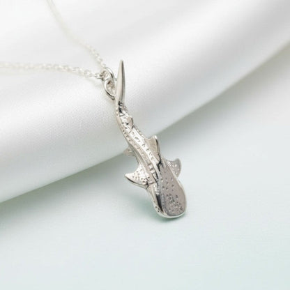 Mini Whale Shark Necklace - Sealife Collection - Sterling Silver - Big Blue