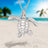 Turtle Necklace Sterling Silver- Miniature Turtle Pendant, Sea Turtle Gifts, Sterling Silver Turtle Charm Necklace, Gifts for Turtle Lovers - Big Blue
