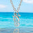Seahorse Necklaces for Women Sterling Silver- Seahorse Jewelry for Women, Seahorse Gifts for Women, Seahorse Charm, Miniature Seahorse Necklace - Big Blue