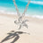 Starfish Necklace Sterling Silver for Women- Small Seastar Necklaces, Small Starfish Charms, Seastar Jewelry Sterling Silver, Beach Necklaces - Big Blue