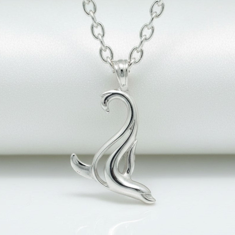 Sea Lion "Salty" Pendant Necklace –  Mini Collection - Sterling Silver - Big Blue