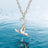 Sea Lion Necklaces for Women Sterling Silver- Small Sea Lion Necklaces for Girls, Sea Lion Charms, Beachy Necklaces, Sea Life Necklace, Sea Lion Gifts - Big Blue