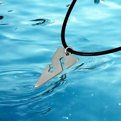 Cave Diving Pewter Pendant Necklace- Line Arrow Charm | Cave Diver Line Marker For Men and Women | Gifts For Divers - Big Blue