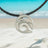 Dolphin Necklace Pewter Pendant- Dolphin Gift for Women and Men, Dolphin Necklaces, Gifts for Dolphin Lovers, Sea Life Jewelry, Dolphin Charm - Big Blue