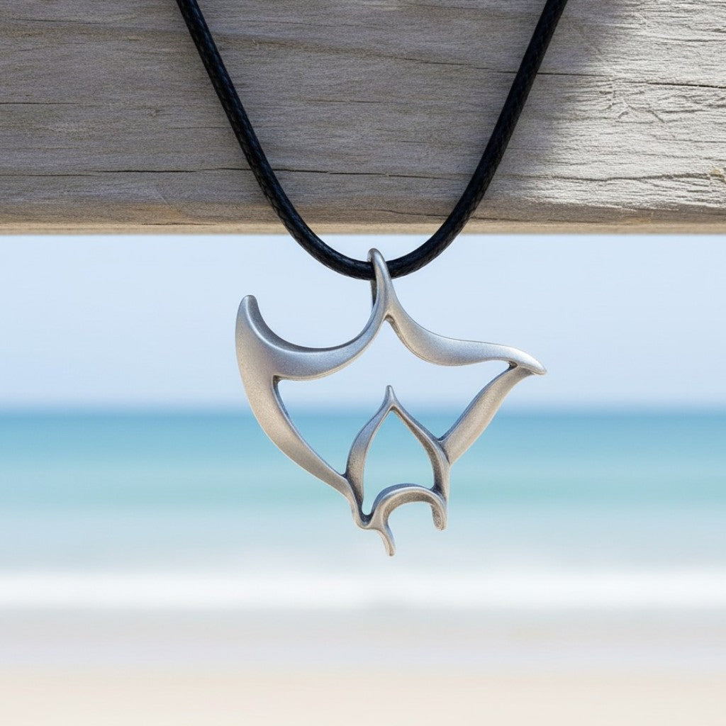 Manta Ray Cord Necklace - 