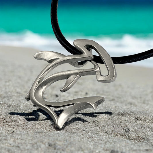 Hammerhead Shark Necklace- Shark Gifts for Women and Men, Hammerhead Shark Necklace, Gifts for Shark Lovers, Sea Life Jewelry, Shark Charm - Big Blue