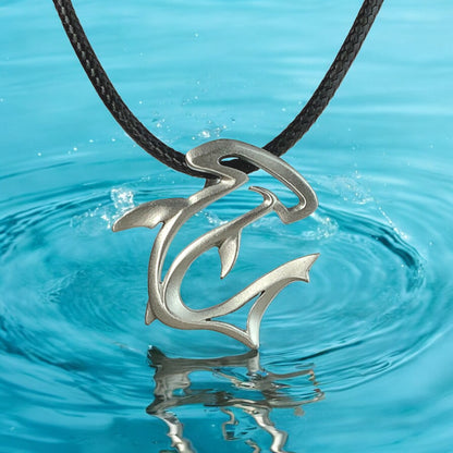 Hammerhead Shark Necklace- Shark Gifts for Women and Men, Hammerhead Shark Necklace, Gifts for Shark Lovers, Sea Life Jewelry, Shark Charm - Big Blue