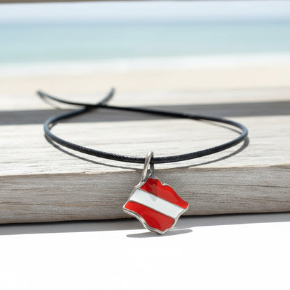 Stingray Cord Necklace- Sealife Collection - Pewter - Big Blue