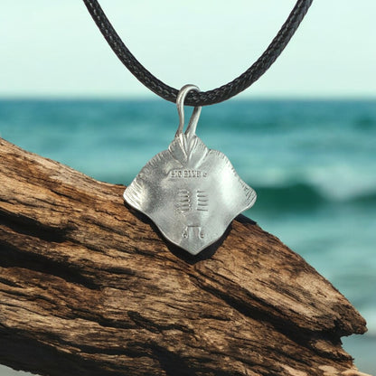 Stingray Necklace- Stingray Gift for Women and Men, Stingray Pendant, Gifts for Divers, Sea Life Jewelry - Big Blue