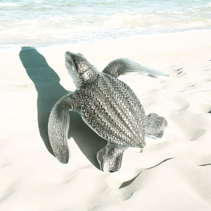 Leatherback Turtle Pin, Hatchling Sea Life  Lead Free Pewter Pin - Big Blue