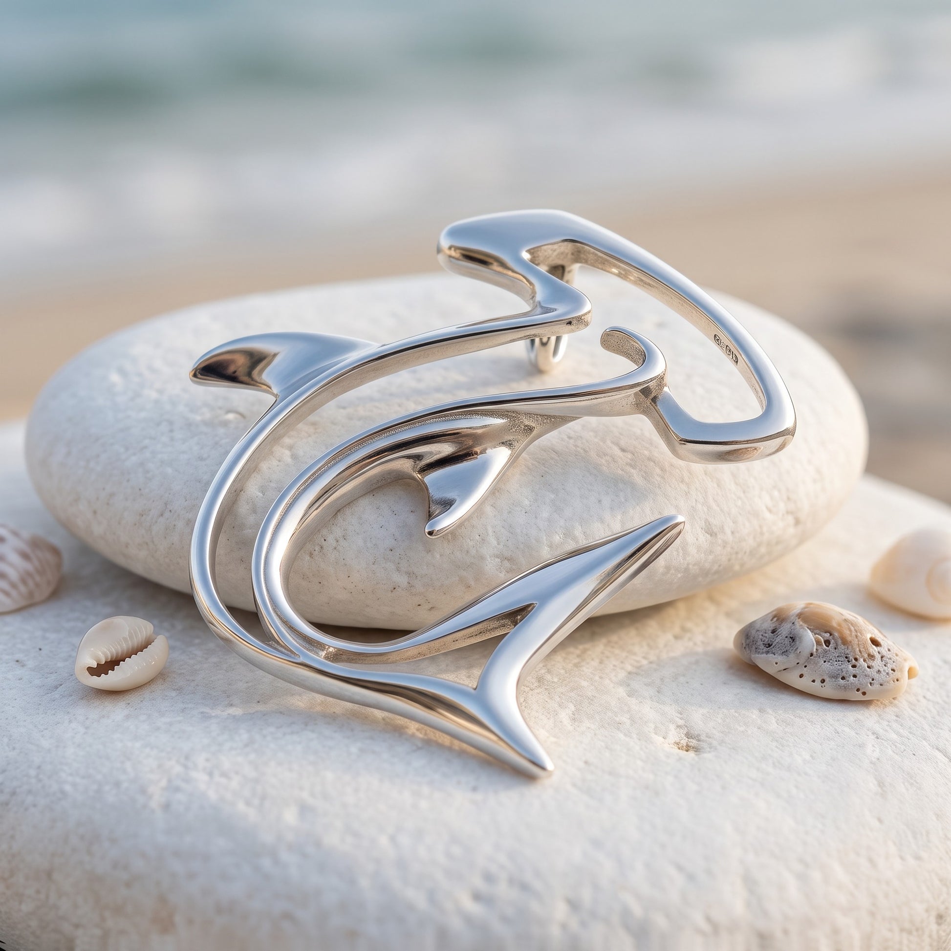 Hammerhead Shark Pendant Necklace – Seaplicity Collection – Sterling Silver - Big Blue