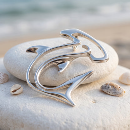 Hammerhead Shark Pendant Necklace – Seaplicity Collection – Sterling Silver - Big Blue