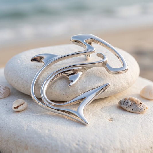 Hammerhead Shark Pendant Necklace – Seaplicity Collection – Sterling Silver - Big Blue