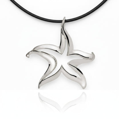 Starfish Necklace - Seaplicity Collection - Sterling Silver - Big Blue