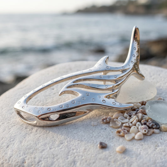 Whale Shark Necklace – Seaplicity Collection – Sterling Silver - Big Blue