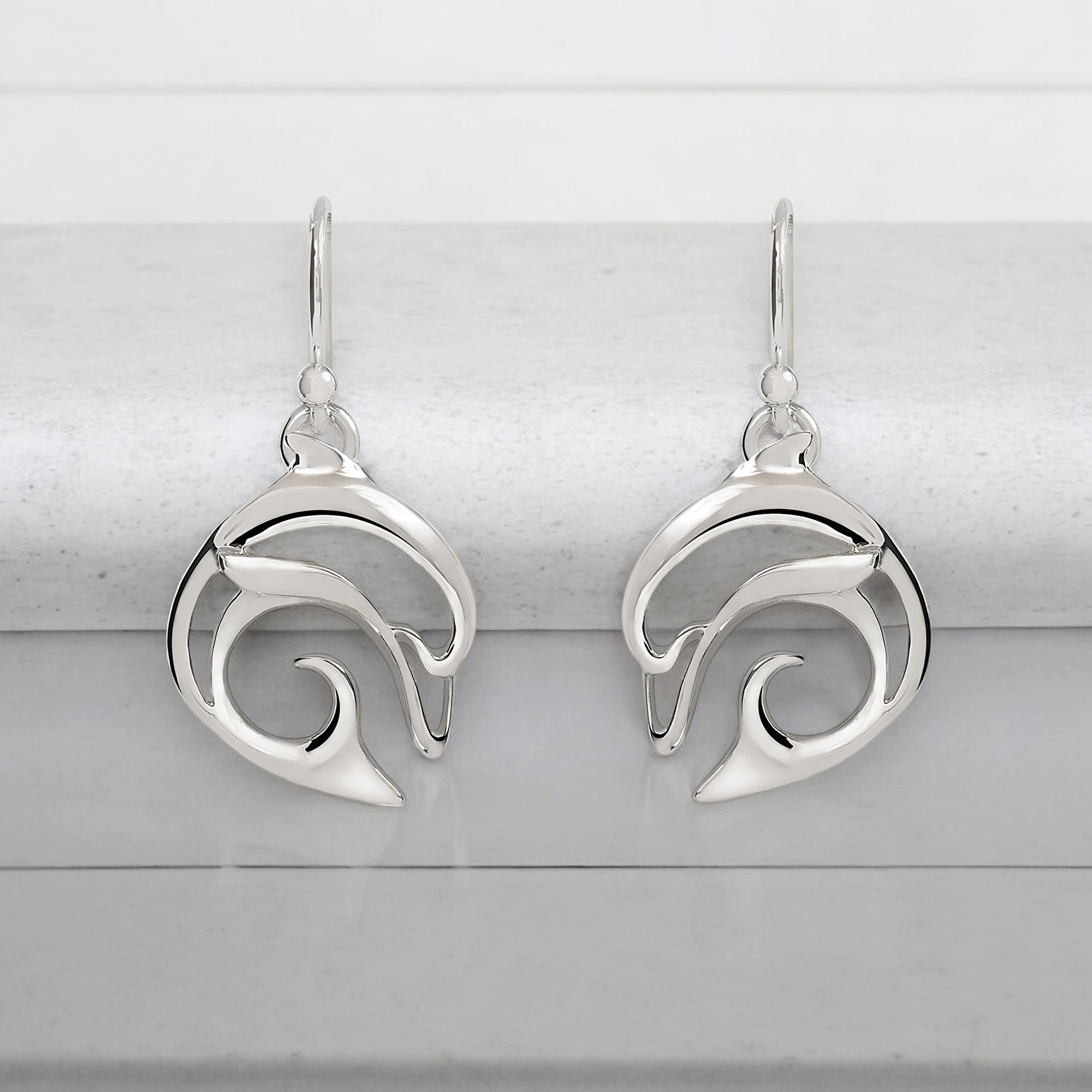 Dolphin Drop Earrings – 