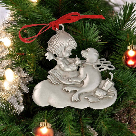 Sea Lion Christmas Ornament, Ocean Angel Sea Lion Holiday Ornament, Conservation Ornament, Sea Lion Angel Tree Ornament, Sea Lion Gifts - Big Blue